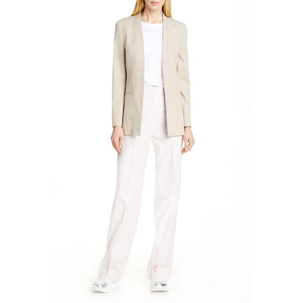 HUGO BOSS women's Hates High Waist Pants in Light pink $380 Size 8 US 40
